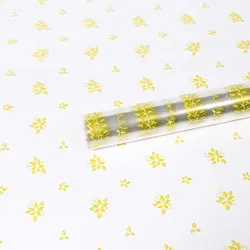 Flower shop decoration gift bouquet wrapping paper flower series Orchid flower color transparent cellophane