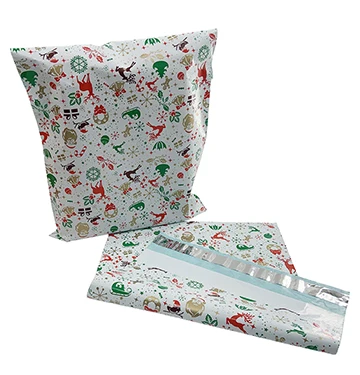 Christmas Wholesale postal Courier Bag Poly Mailer Custom Packaging Mailers Mailing Bags