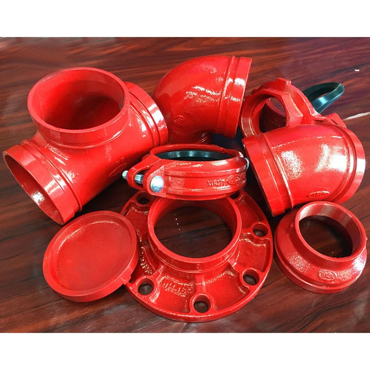 Outlet Mechanical Tee Di Grooved Outlet Mechanical Tee Fire Valved Fire Pipe Fittings Grooved
