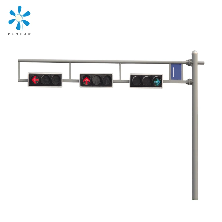 CCTV camera monitor traffic lighting pole with painting