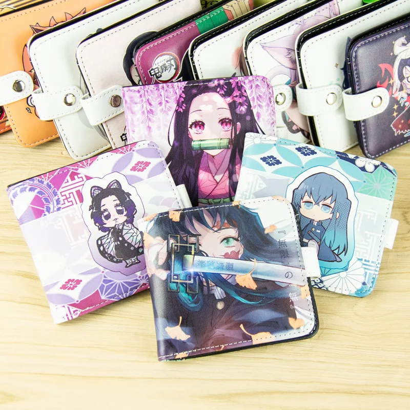 Anime Product Man wallet short demon killer Rem sword God crazy three JOJO Dragon balls animation wallet