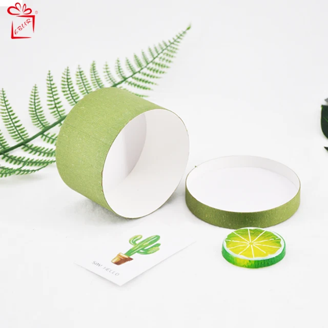 Eco-friendly Empty Paper Tea Box Craft Paper Packaging Tube For Tea Round Paper Packaging