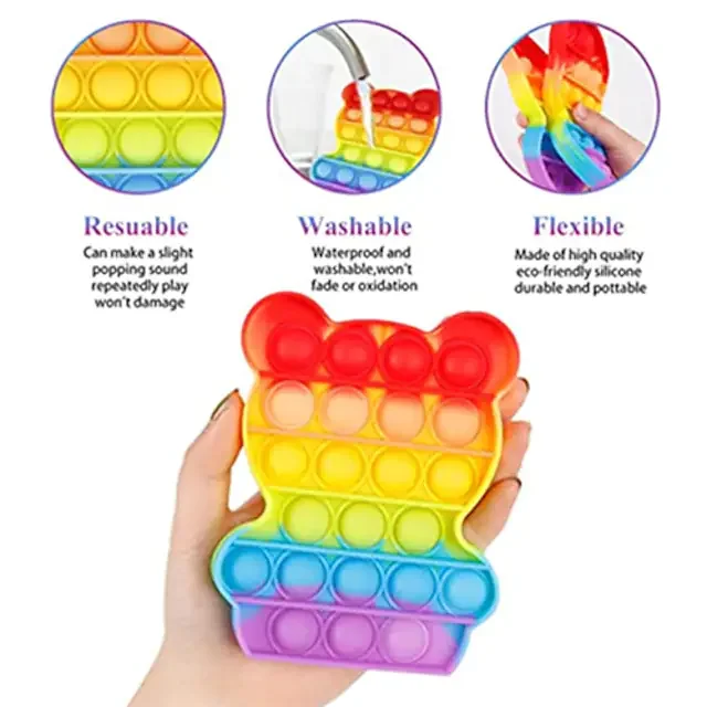 T007 Hot Selling Creative Silicone Simple New Autism Student Hand Squishy Ball Stress Relief Fidget Hand Toys For Kids Adult