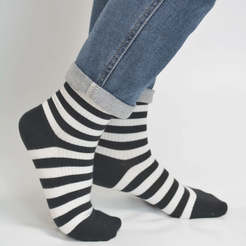 High quality halloween knee high men custom fancy crew logo and colors cotton kids ankle socks/British school uniform socks