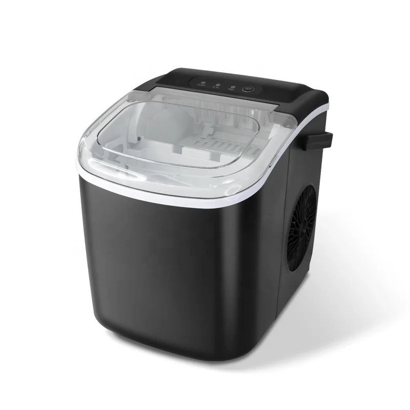 9 Ice Cubes Ready in 6 Mins Portable Handle Desktop Home Ice Maker Machine with Ice Scoop and Basket