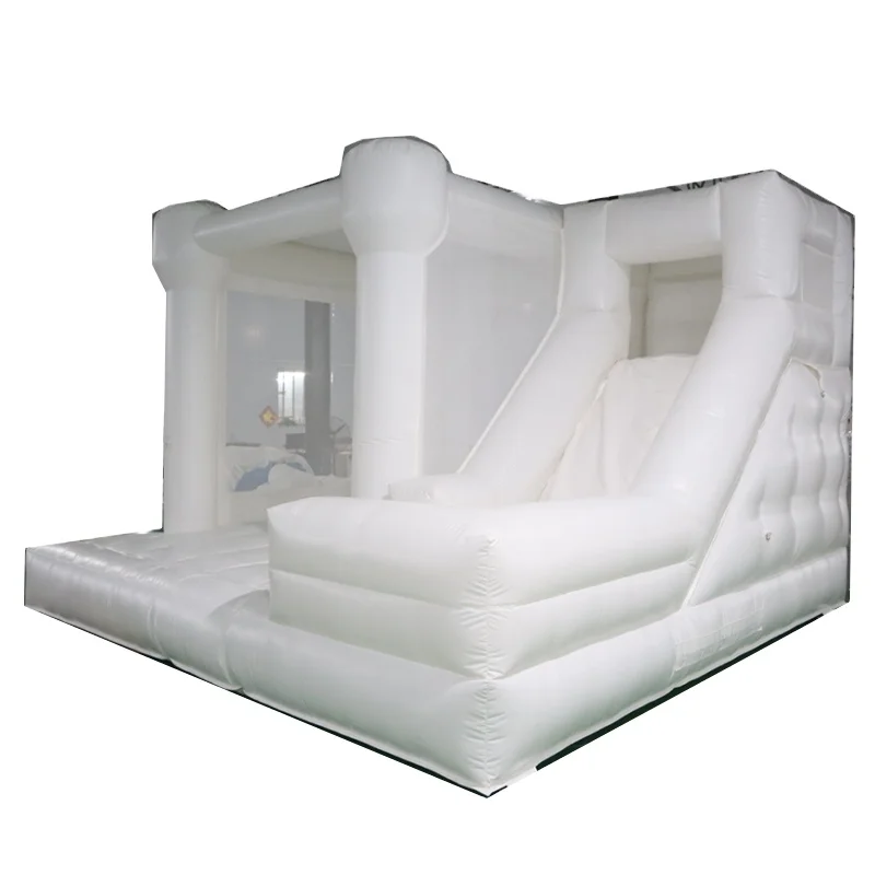 4x4m Customize Toddler Bounce House with Ball Pool Mini Inflatable Bouncy Castle for Rental Air Blower, Repair Kits EN14960