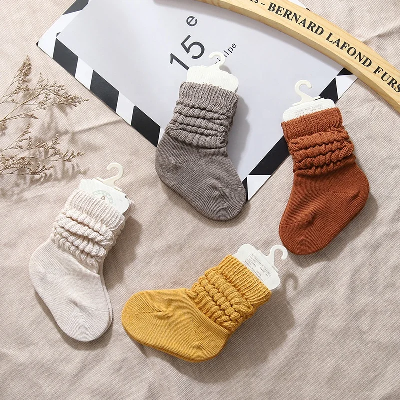 
Spring Autumn Children Baby Cotton Socks Girls Ruffle Edge Toddler Kids Socks  (1600109065619)