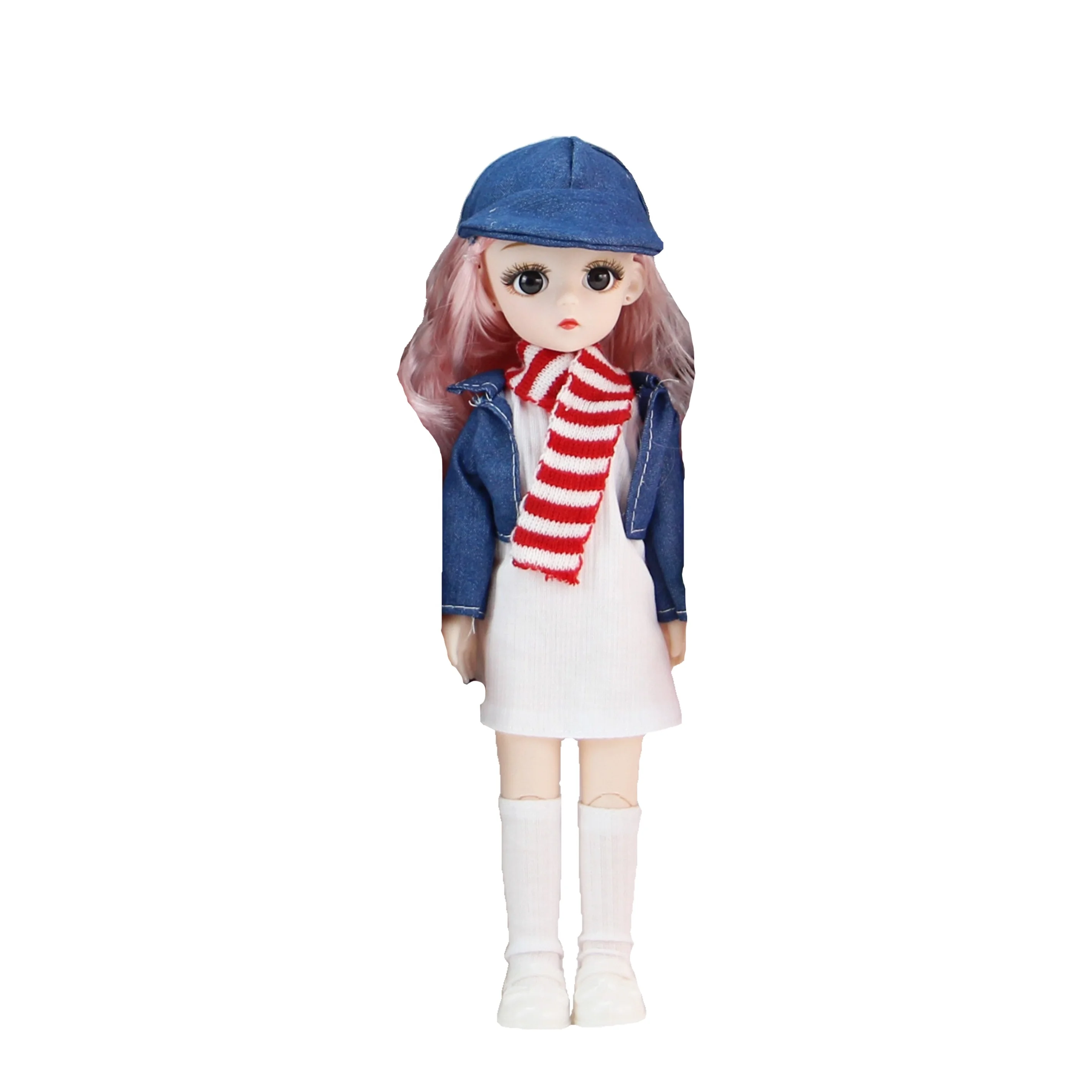 KUNYANG wholesale price role play house dress up game realistic 13 ball joint 3D eyes 14 inch lifelike girl toys dolls