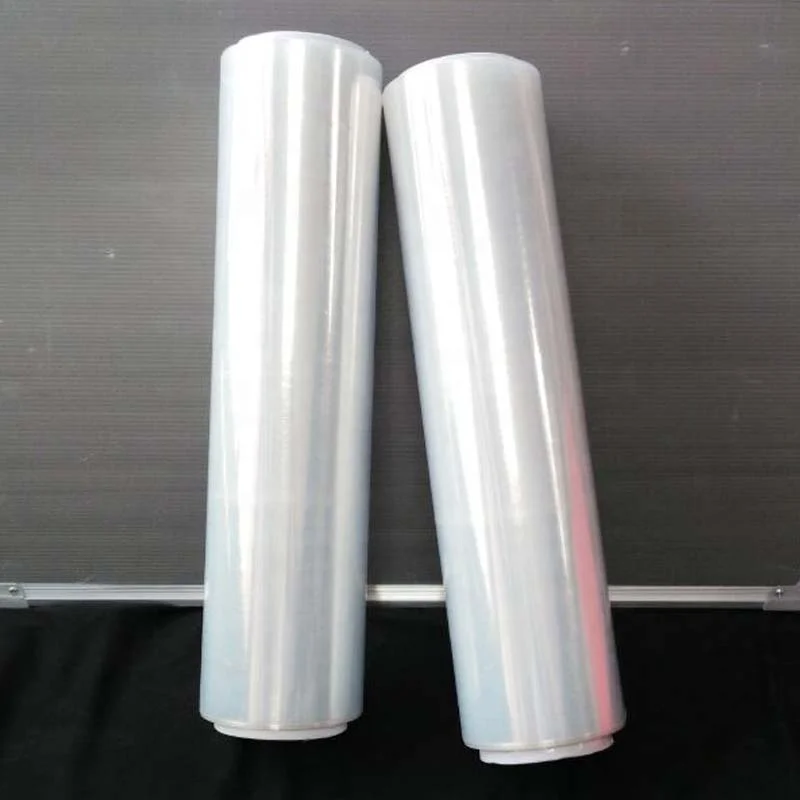 Low Price Clear 500 mm 20 micron Pallet Rap Wrap Plastic Stretch Film for Machine Furniture Packing