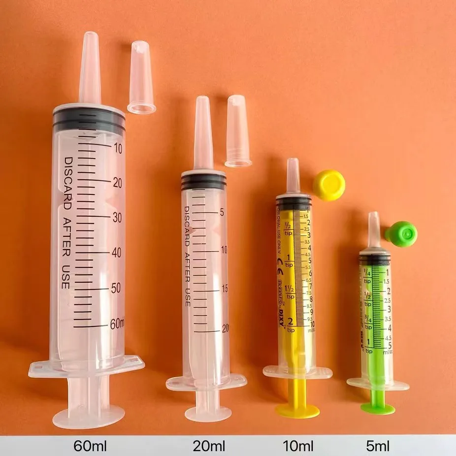 1/2/2.5/3/5ml plastic Disposable Plastic Syringe Needles Injection Syringe