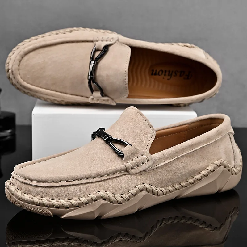 Wholesales men casual leather shoes comfortable  men classic shoe new style 2024
