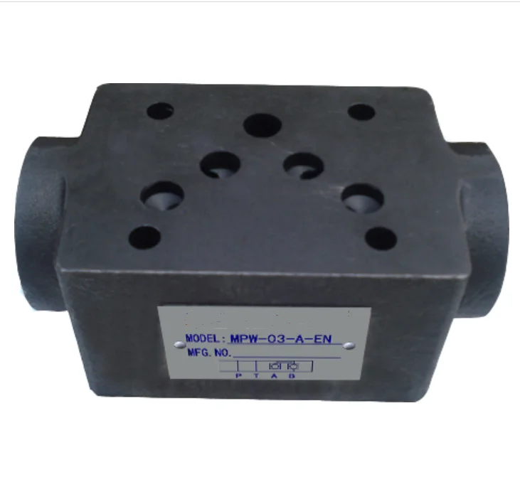 Yuken MP of MPA-01,MPB-01,MPW-01,MPA-03,MPB-03,MPW-03,MPA-04,MPB-04,MPW-04,MPA-06,MPB-06,MPW-06 modular pilot check valve