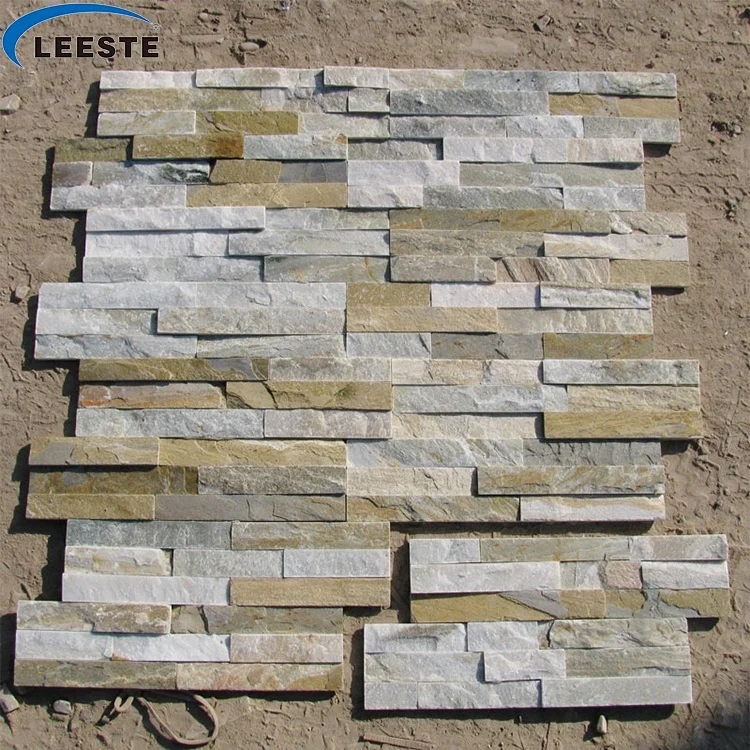 Factory Price Exterior Decoration Natural Cultural Stone A Variety Of Colors Customized Size Wall Slate
