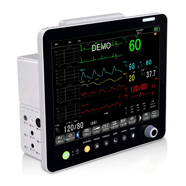 
CE Approved cheapest price of 6 parameters ICU Cardiac Monitor with wifi function 