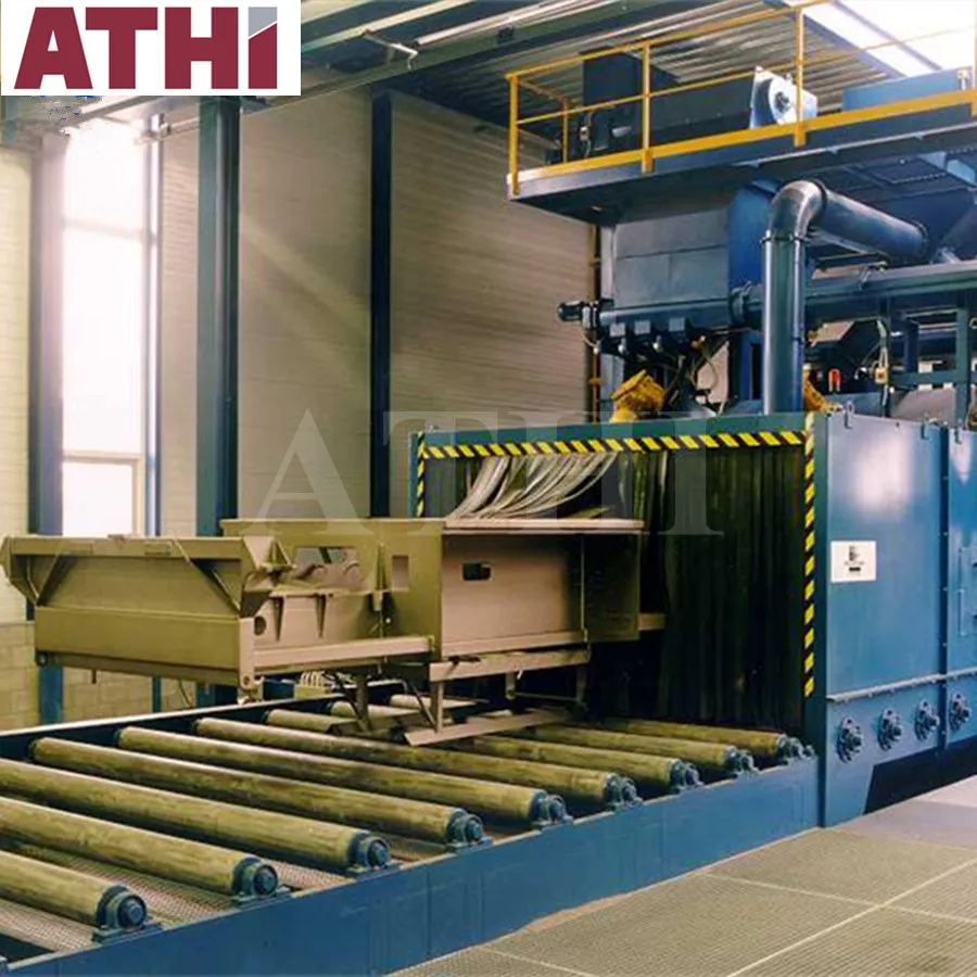 Огромные Литые Запчасти для железнодорожных автобусов, Очистительная дробеструйная машина