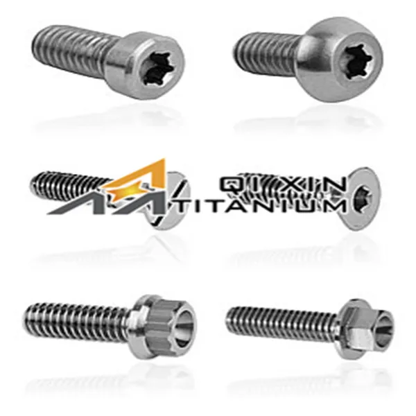 High Quality Customized gr5 Titanium bolts screws for motorcycle