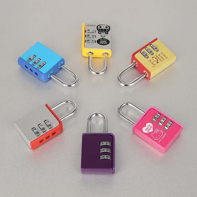 Factory best-selling 3 4 digital combination lock, gift lock, luggage padlock locks