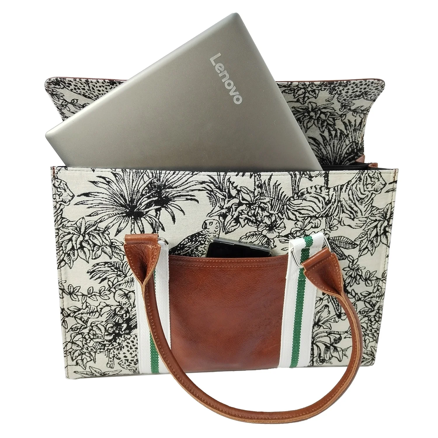 Дорожная сумка для ноутбука из натуральной кожи премиум-класса, китайские жаккардовые парусиновые деловые сумки, кожаный мессенджер