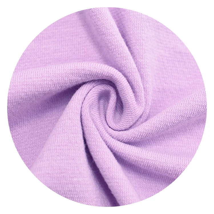 Knitting suppliers 95 cotton 5 spandex french terry dying sweater knit fabric for hoodie