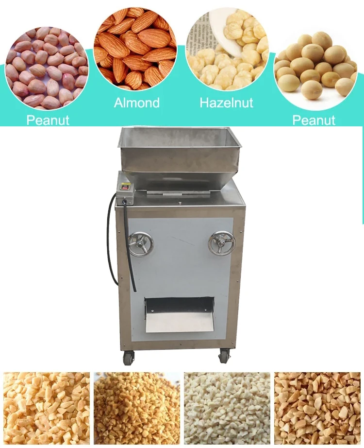 OC-QS200 Automatic Electric Industry Nut Macadamia Cashew Nut Peanut Almond Cutting Crushing Chopping Machine Chopper