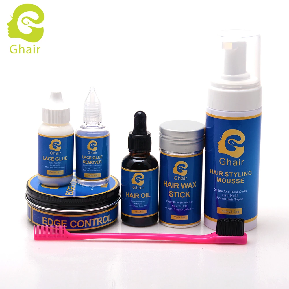 
Wig making kit installation lace front wigs glue private label clear lace glue wig adhesive 