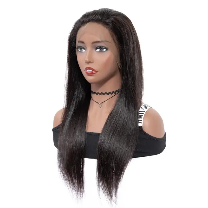 
Free Shipping Wholesale 9A Grade Virgin Cuticle Aligned Hair Glueless Full Lace Wigs,Real Straight Lace Front Wigs Human Hair 