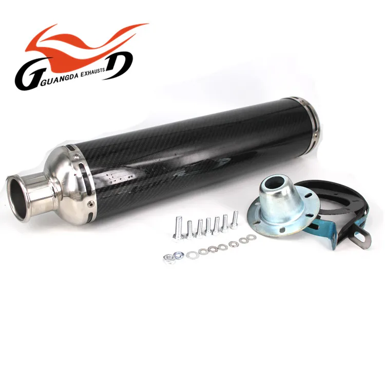 Оригинальный стандартный выхлопной глушитель короткого типа с большим объемом, универсальный для FZ400 Z750