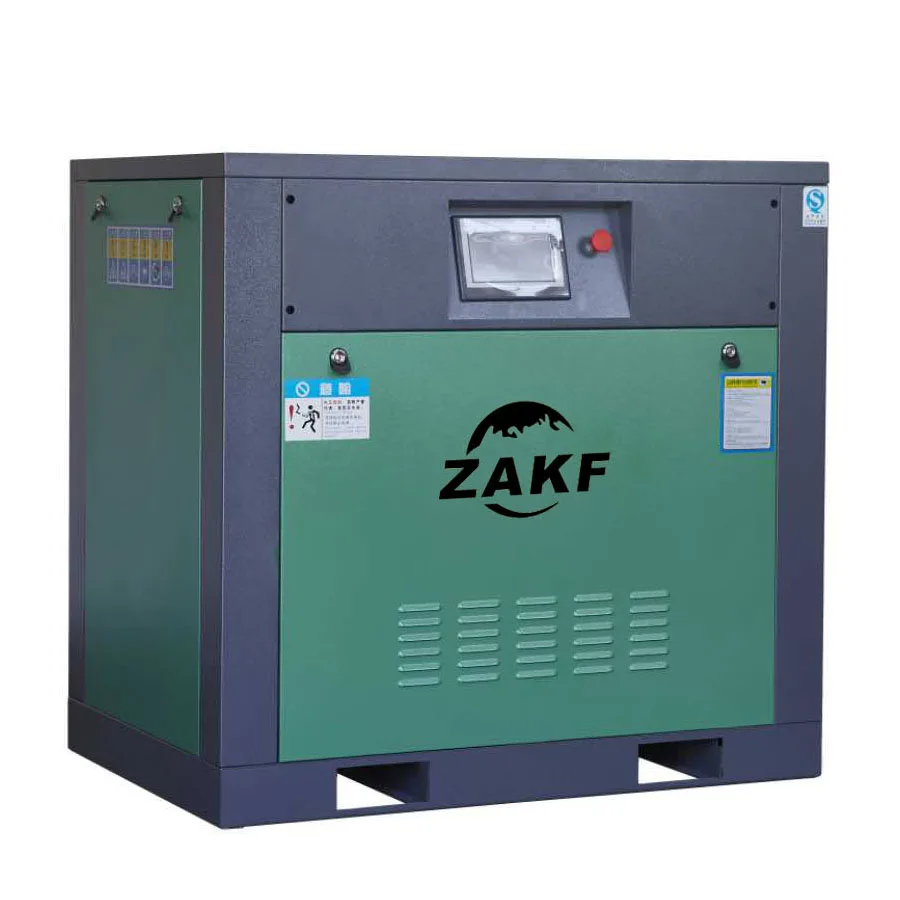 ZAKF ZA-10 10HP 7.5KW  silenced air compressor fixed speed 8bar 3phase 220v 415v  industrial compressors