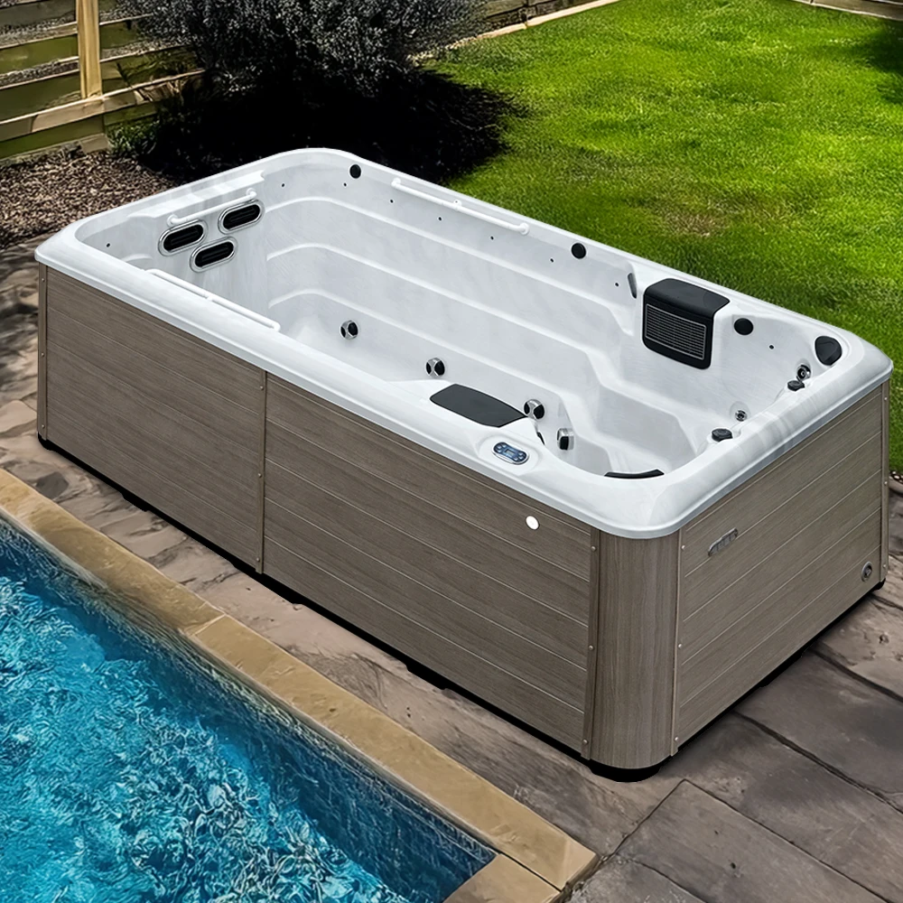 Sunrans backyard large acrylic swimming pool outdoor above ground swim spa pools for sale