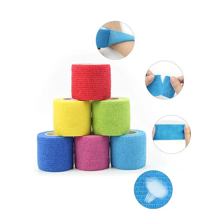 Self Adhesive Sport Muscle Tape Extra Wide Resistance Bands&Bandages&Tape Sport Tape Yiwu Wholesale Kinesiology Tape 15cm
