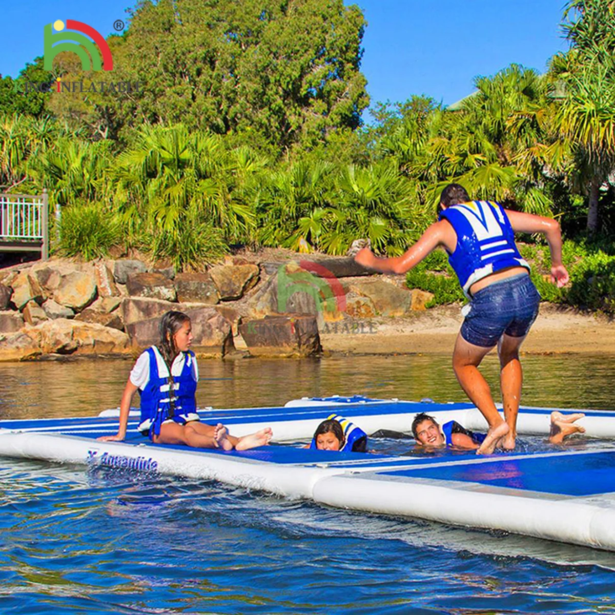 Inflatable Ocean Swimming Pool For Adults Children Casual Portable Vacation Floating Yacht Pools