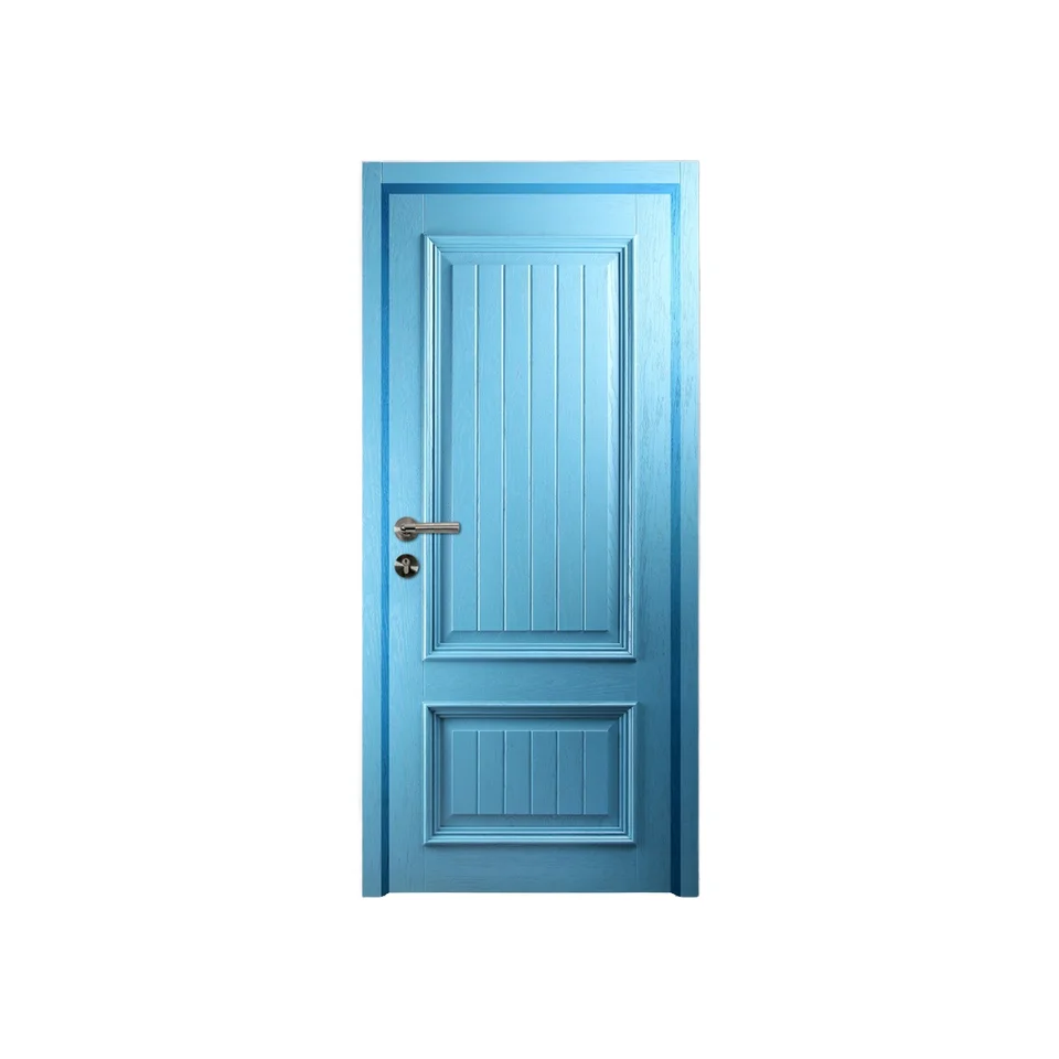 Modern Wood Door Designs from China Wholesale Stainless Steel Solid Wooden Door for Bedroom and Living Room for Hotel Use