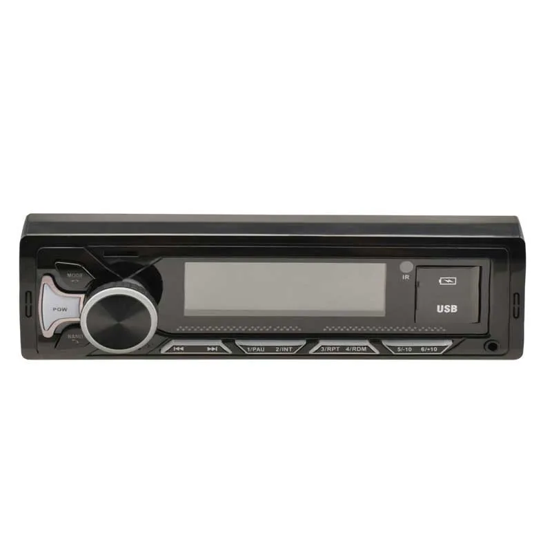 PUREVOX Single din Car MP3 player support  BT EQ TF Music audio system remote control 7 colors USB 12V LCD 1din Car radio player