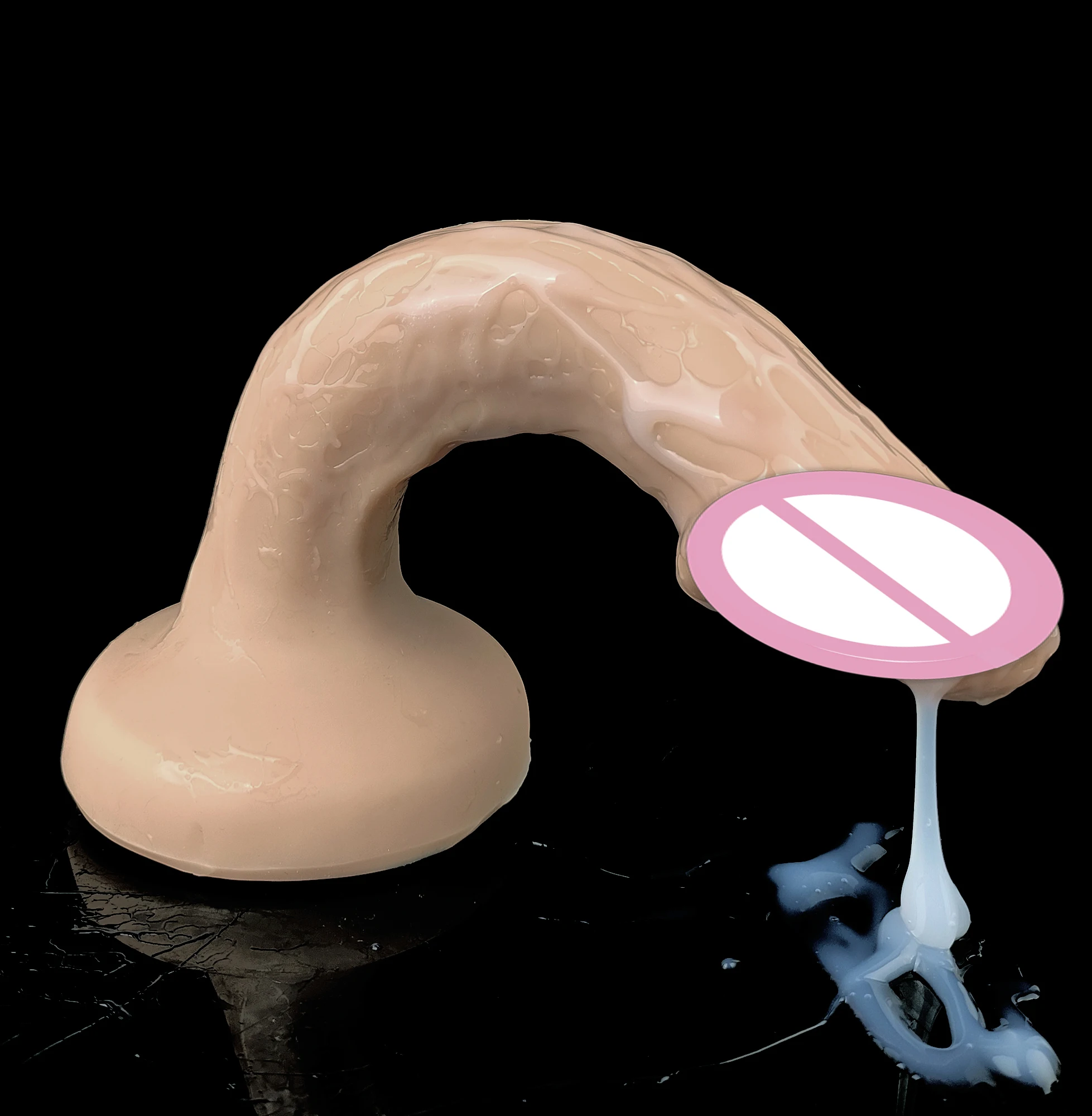 Best Seller Soft Silicone Cock Penis Realistic Bendable Dildo Metal Keel Fantasy Anal Plug Dildo For Women Vaginal