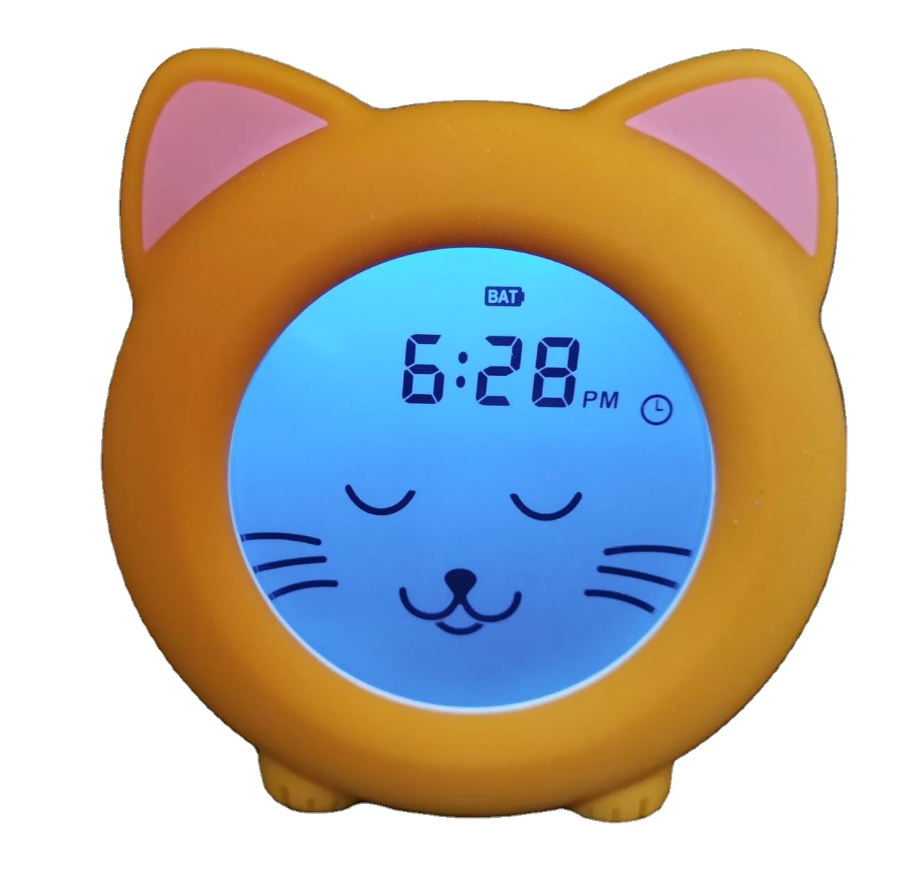 2022 new Silicone cat sleep trainer with led light and alarm