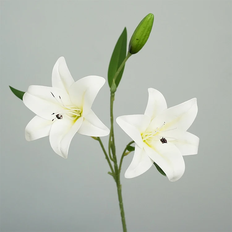 Popular sells wholesale flowers for decoration wedding real touch artificial lily flower