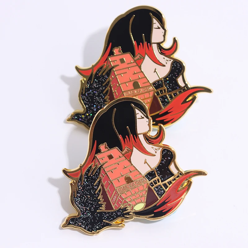 Custom Medal Metal Anime Enamel Pin Screen Print Pin On Pin High Quality