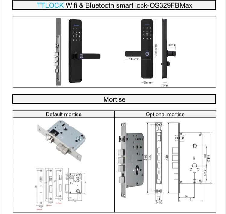  Factory sell password inside apartment lock anti-theft smart digital