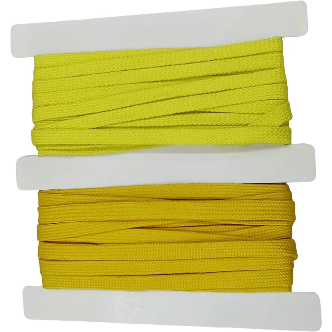 High Quality 10mm Cotton Flat Cord Rope Cotton Braided Cord String For Clothes Shoes