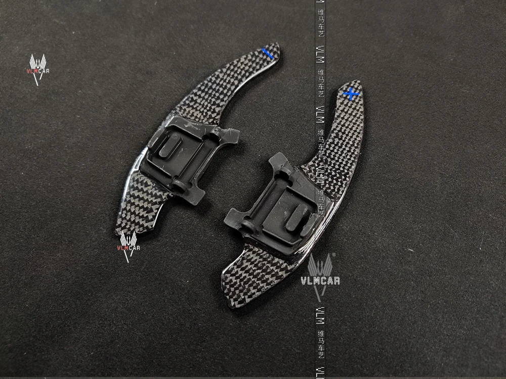 Carbon Fiber DSG Steering Wheel Paddle Extension Shifter Switch Shift for VW Golf GTI R Scirocco R20 R36 CC