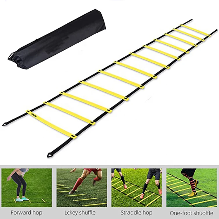 High Quality Fitness Equipment Cones Set Exercises Team Sports Quickness Speed Training Agility Ladder