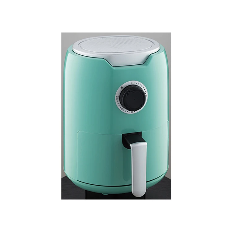 Mini Capacity Air Fryer Factory Hot Sale Multi-function 1000W Healthy Cooking 2.0L Electric Plastic Round Portable Fryer 0-30min