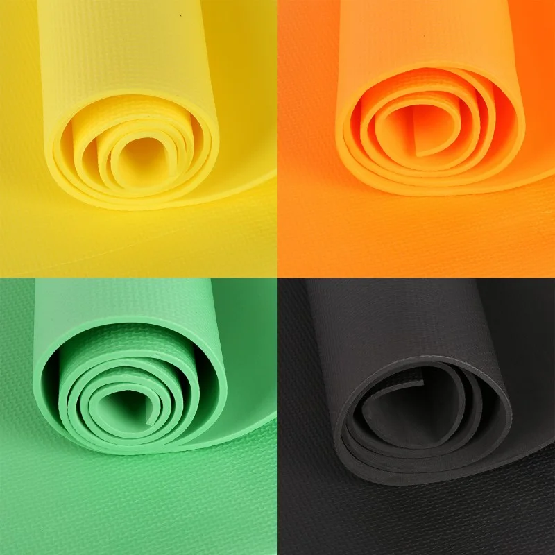 3MM Thick PVC Comfort Foam Yoga Mat for Exercise, Yoga, and Pilates can add strap and paper,customize package