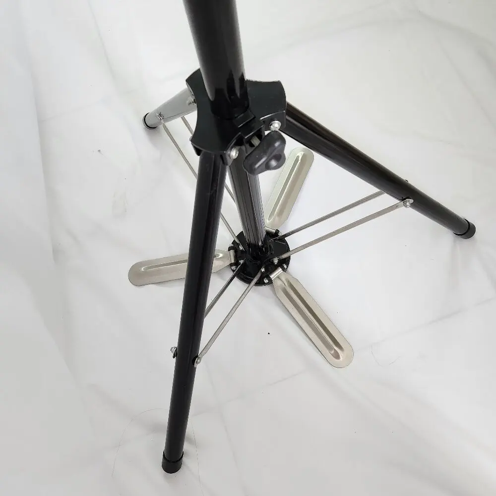 Hair Extension Tool Salon Stainless Steel Hair Extension Wigs Sectioning Display Storage Holder Stand Wig Tripod