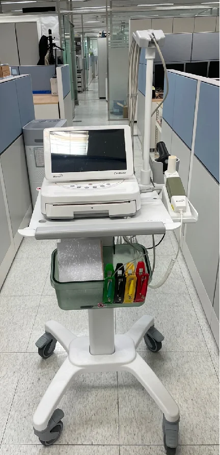 ECG Machine Custom 120cm Medical Grade Electrocardiogram Trolley For Philips Nihohn Koden