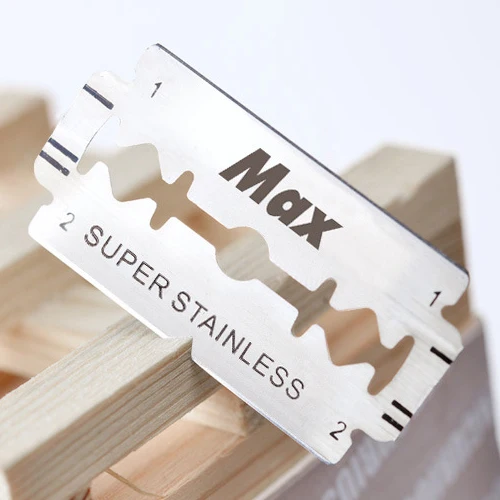 High quality Universal Double Edge Safety Razor Blades Sharp Replaceable Blade For Classic Razor Stainless Steel Shave Blade