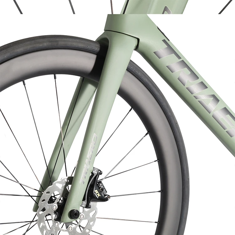 UCI tested all internal cable carbon road disc brake bicycle  with  LT-WOO groupset