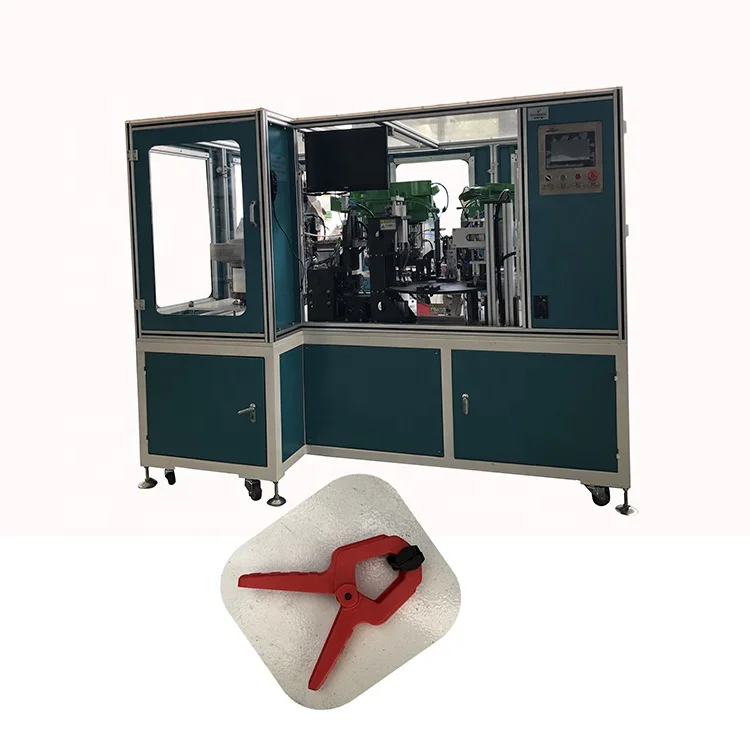 Smart Automatic Plastic Nylon Clip Assembly Machine
