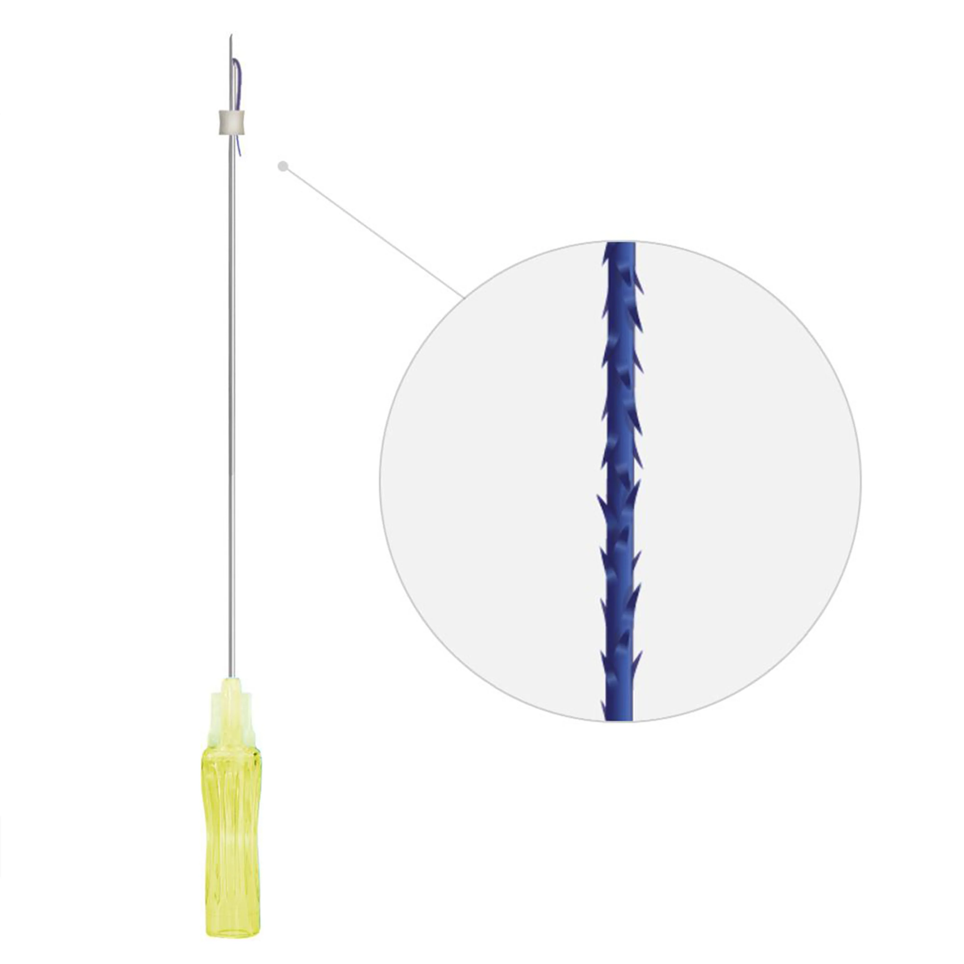 Best brand selling Secret Line PDO Thread Lift / Face Whole Body Lift chest and  butt Cog Type 21G*60mm