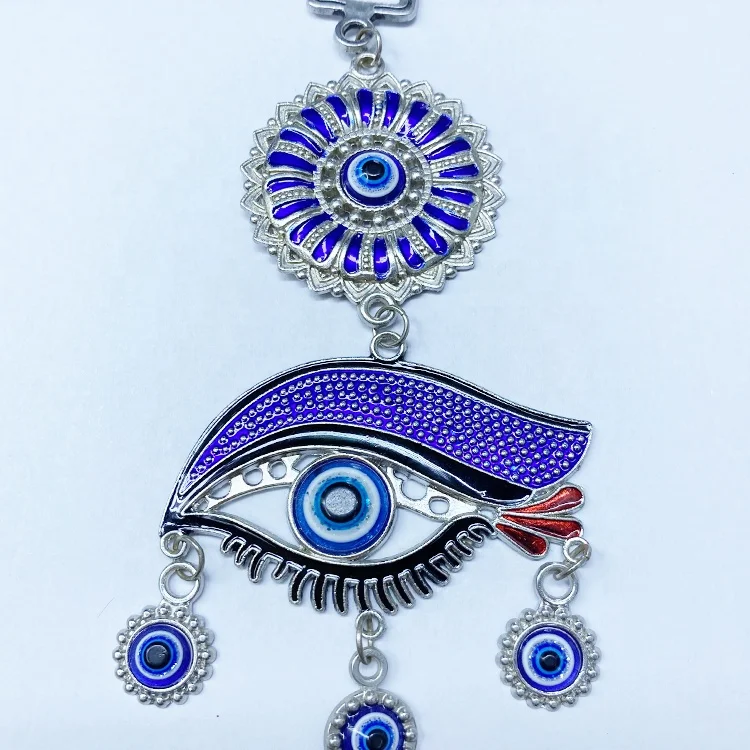 High Quality Evil Eye Ornament Jewish Jewelry Glass Evil Eye Pendant Home Decor Wall Hanging